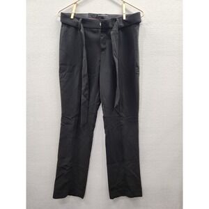 Banana Republic Women's Pants Logan Black Size 2 Career Office‎ w/ Belt ~ NWT
